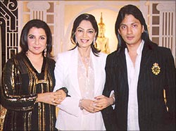 Farah Khan, Simi Garewal and Shirish Kunder