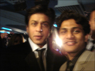 SRK with Aftab Hussain