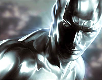 The Silver Surfer in the next Fantastic 4 movie