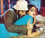 Anil Kapoor and Sridevi in Mr India