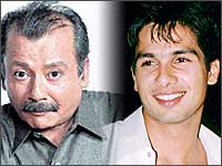 Pankaj and Shahid Kapoor