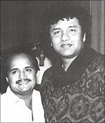 Sameer with Anu Malik