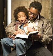 Will Smith and son Jaden in The Pursuit Of Happyness