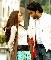 Rani Mukherji and Abhishek Bachchan.