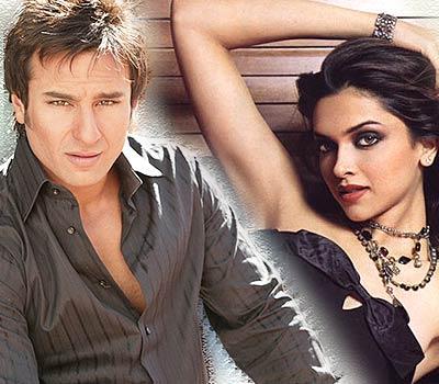 Saif Ali Khan and Deepika Padukone