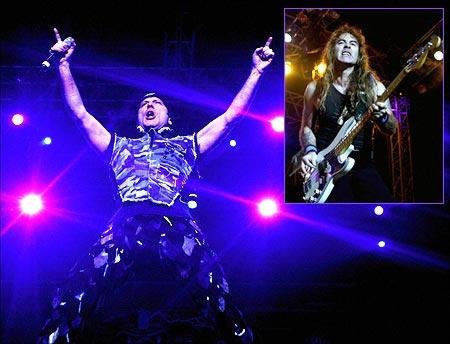 Bruce Dickinson and Steve Harris of Iron Maiden storm Mumbai