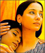 Nandita Das and Shabana Azmi in a still from Fire.