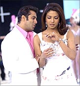 Salman Khan and Priyanka Chopra in God Tussi Great Ho