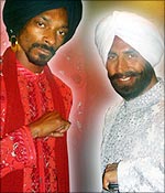 Rapper Snoop Dogg and Akshay