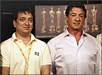 Sajid Nadiadwala and Sylvester Stallone