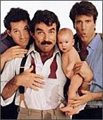 A still from Three Men and A Baby