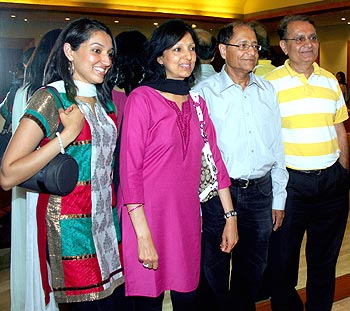Elesh's family including his sister Vrinda and parents