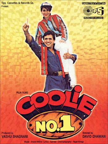 A scene from Coolie No 1