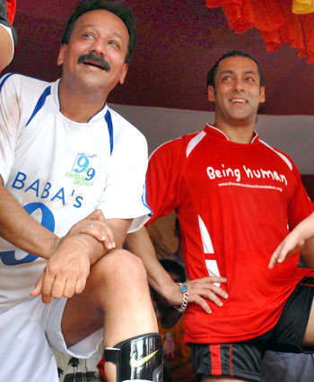 Baba Siddiqui and Salman Khan