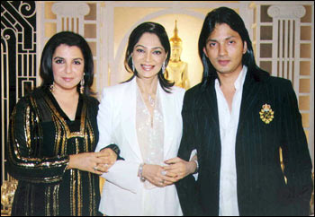 Farah Khan, Simi Garewal and Shirish