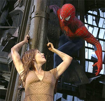 A scene from Spider-Man 2