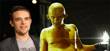 Left: Nick Stahl. Right: As The Yellow Bastard in Sin City