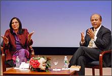 Mira Nair and Abraham Verghese