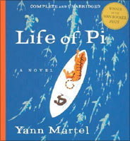 A book cover of The Life of Pie