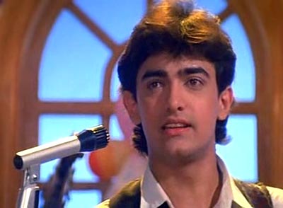 Aamir Khan in a scene from <i>Qayamat se Qayamat Tak</i>