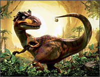 A scene from Ice Age 3