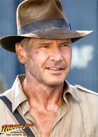 Harrison Ford in a scene from the Crystal Skull