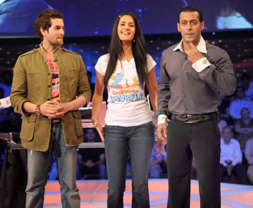 Neil Nitin Mukesh, Katrina Kaif and Salman Khan