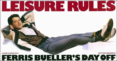 A poster of Ferris Bueller's Day Off