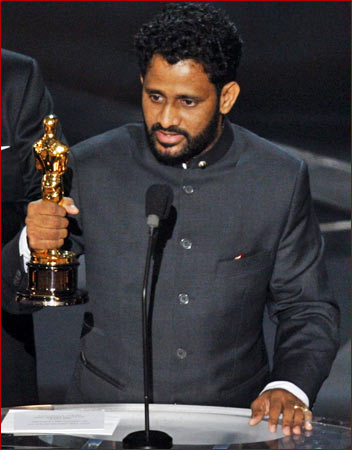 Resul Pookutty at the Oscars