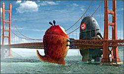 A scene from Monsters Vs Aliens