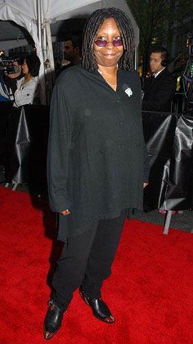 Whoopi Goldberg arrives at the event