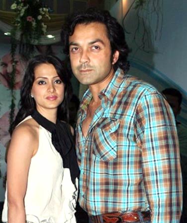 Tania Deol and Bobby Deol