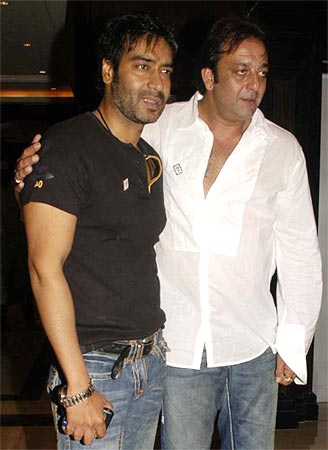 Ajay Devgn and Sanjay Dutt