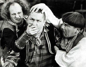 A scene from The Three Stooges