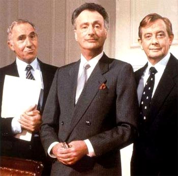 A scene from Yes Minister