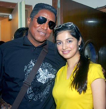 Jermaine Jackson and Divya Kumar