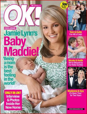 Jamie Lynn Spears and her baby