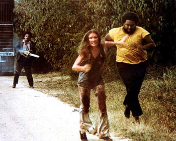 A scene from The Texas Chain Saw Massacre