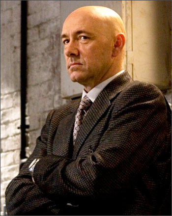 Kevin Spacey as Lex Luthor in a scene from Superman Returns