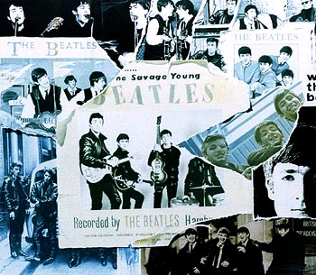 The front cover of The Beatles new album, 'Anthology'