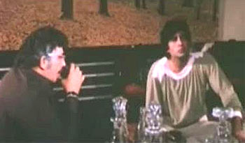 Amjad Khan and Bachchan in a scene from Satte Pe Satta