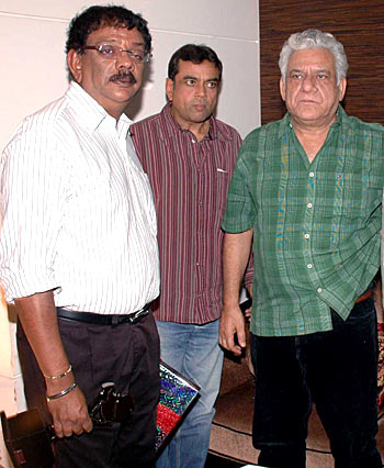 Priyadarshan, Paresh Rawal and Om Puri