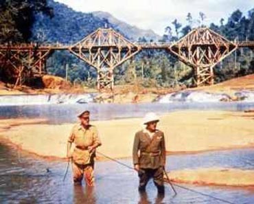 A scene from The Bridge On The River Kwai