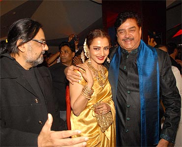 Raj Kanwar, Rekha and Shatrughan Sinha