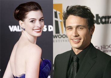 Anne Hathaway and James Franco