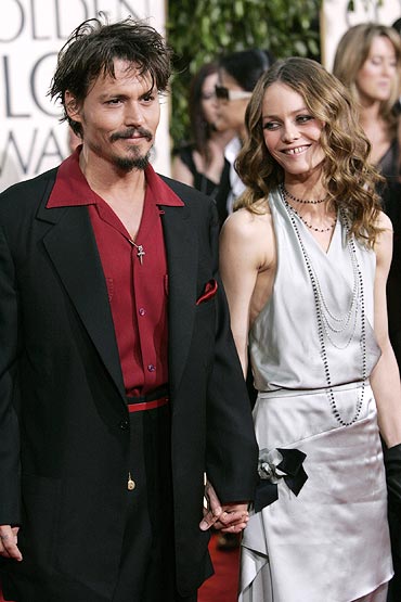 Johny Depp and Vanessa Paradis