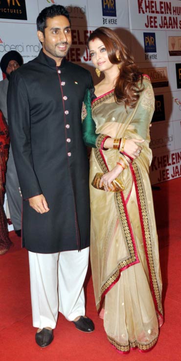 Abhishek and Aishwarya Rai Bachchan