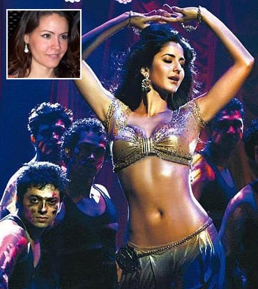 Katrina Kaif in Tees Maar Khan. Inset: Veronica D'Souza