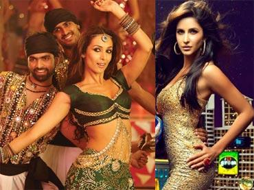 Malaika Arora Khan in Dabangg and Katrina Kaif in Tees Maar Khan