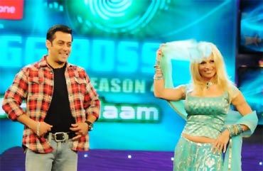 Salman Khan and Pamela Anderson